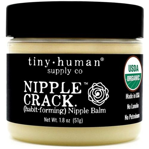 Organic Nipple Cream, Nipple Crack Lanolin Free Nipple Butter, Balm for Breastfeeding Mother, No Need to Wash Off, Safe for Baby and Mama - 1.8 Ounce (Pack of 1)