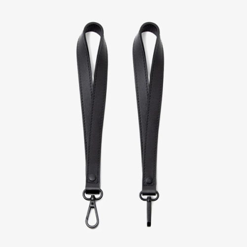 Stroller Hooks (Nappa Leather) Black/Black