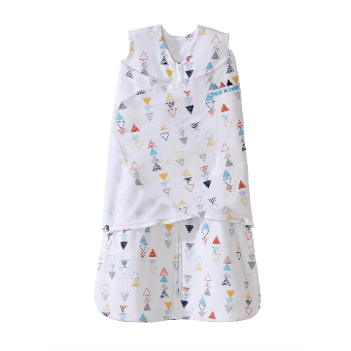 Multi Color Triangle Cotton Swaddle - Newborn | HALO