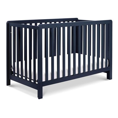 Carter's by DaVinci Colby 4-in-1 Convertible Baby Crib - GREENGUARD Gold Certified Convertible Crib to Toddler Bed, Daybed, Full-Size Wooden Bed, Durable, w/ 4 Adjustable Mattress Heights - Navy Blue