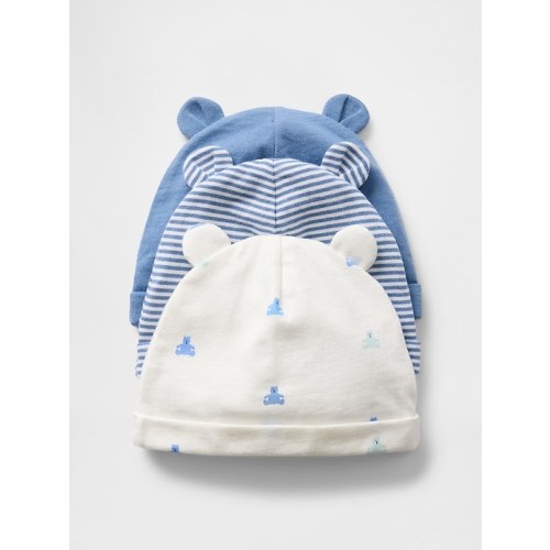Baby First Favorites Organic Cotton Beanie (3-Pack)