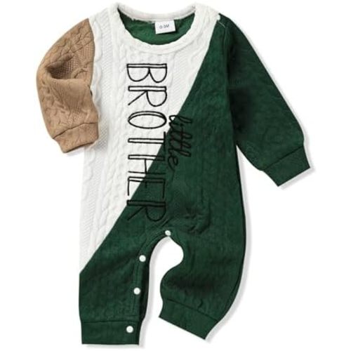 Newborn Baby Boy Romper Long Sleeve Outfits Jumpsuit Clothes Bodysuit One-Piece Romper