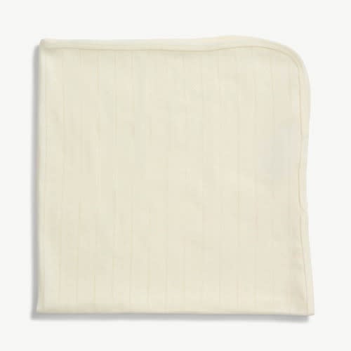 love lines tofu organic cotton pointelle baby blanket – Magnetic Me