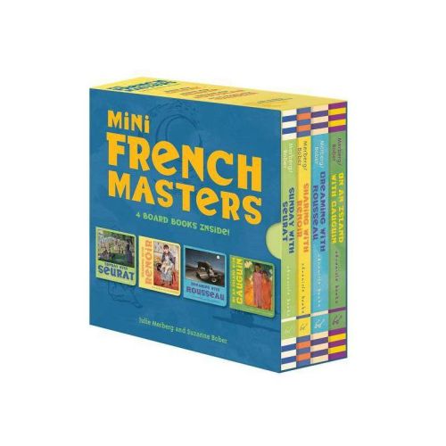 Mini French Masters Boxed Set - (mini Masters) By Julie Merberg & Suzanne Bober (board Book)