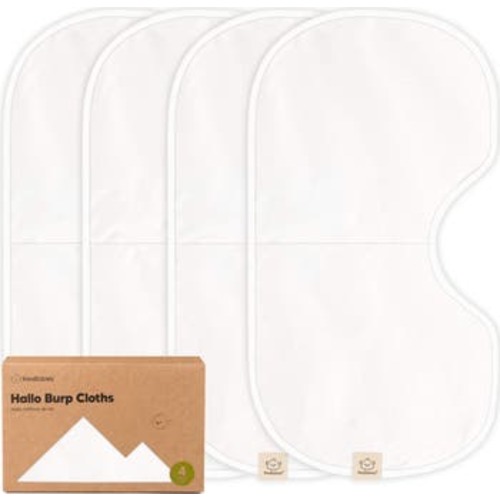 4-Pack Hallo Burp Cloths