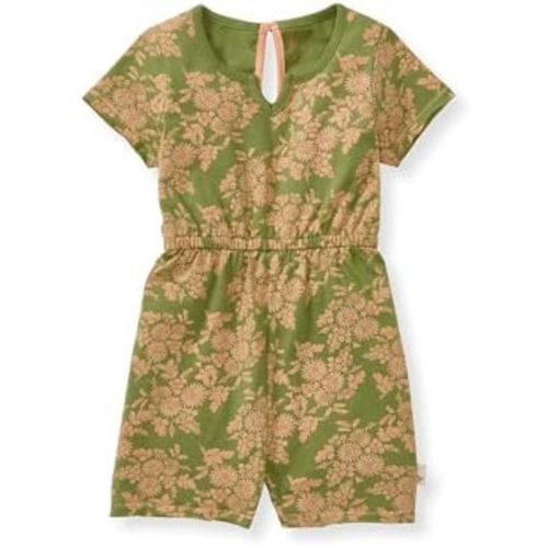 Burt's Bees Baby Baby Girls Romper, 100% Organic Cotton One-piece Bubble Shortall and Layette Set Girl Outfit