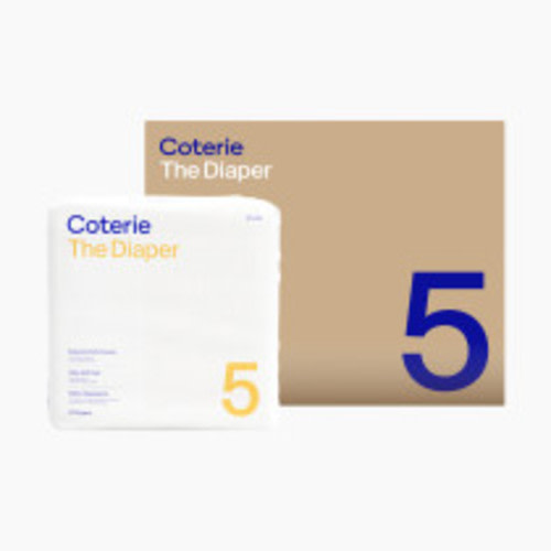 Coterie Ultra Soft Diapers, Monthly Supply - Size 5, 132 Count