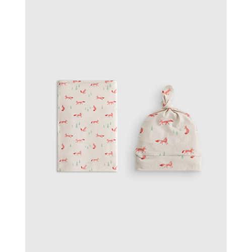 Bamboo Swaddle & Hat Bundle - Baby