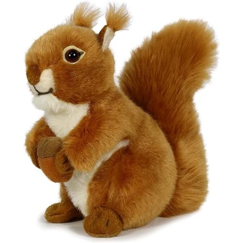 Ice King Bear Reaistic Red Squirrel Stuffed Animal Plush Toy (with Nut)