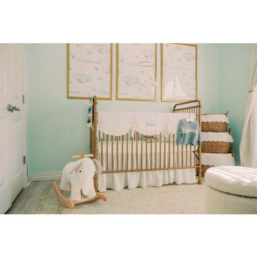 Light Ivory Linen 2 pc. Bedding Set