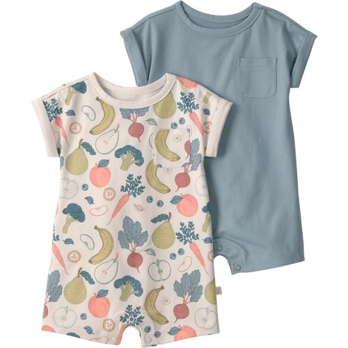 little planet by carter's unisex-baby Organic Cotton Gauze Shortall