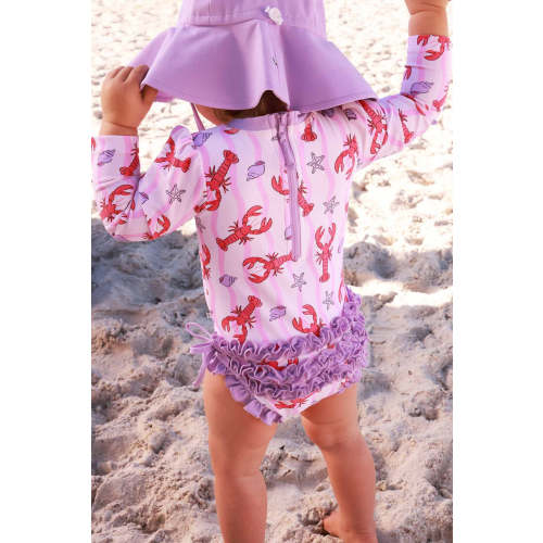 Solid Sun Hat | Seashell Purple
