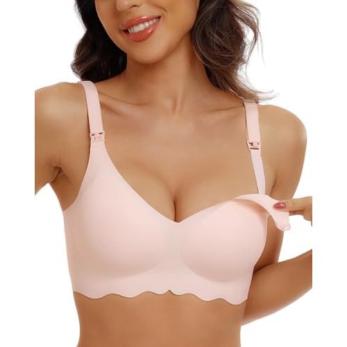 Nursing Bras for Breastfeeding Wireless Seamless Maternity Bra Ultra Comfort Pregnancy Sleep Bralette for Women