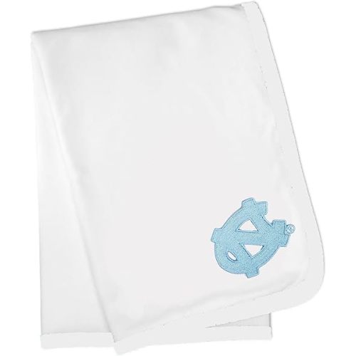 North Carolina UNC Tar Heels Baby Receiving Blanket - White