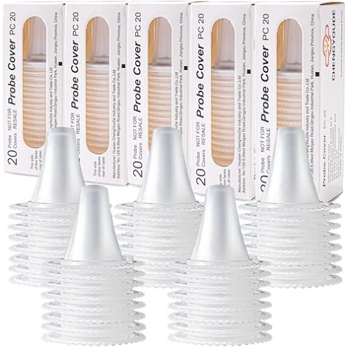 200X Ear Thermometer Probe Covers, Lens Filters, Refill Covers for All Braun themometer Models BPA Free Digital Disposable Covers