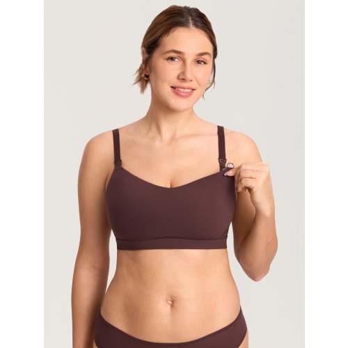 MOMANDA Women's Inbarely® Plus Molded Nursing Bra