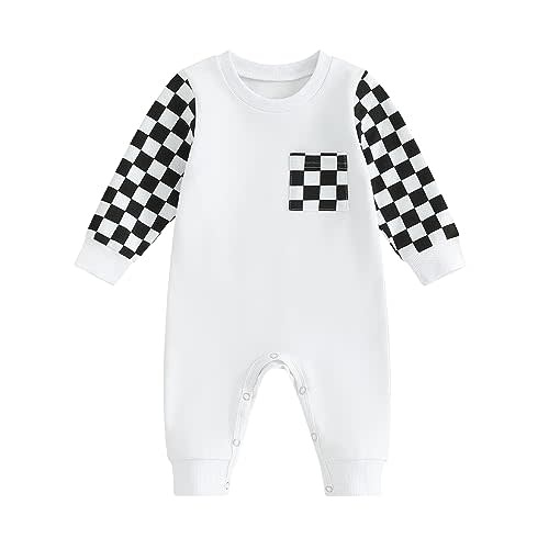 Shejingb 4th of July Baby Outfit Newborn Boy Usa Romper Letter&Flag Embroidery Short Sleeve Jumpsuit One Piece Summer Clothes