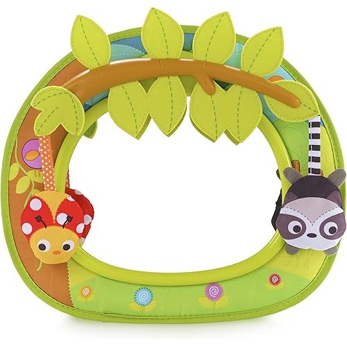 Munchkin Brica Baby Car Mirror, Swing! Baby in-Sight Auto Mirror for Rear Facing Carseats, Black