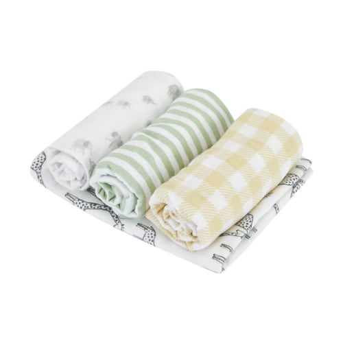 Organic Cotton Burping Cloths, 4 Pack - Anko