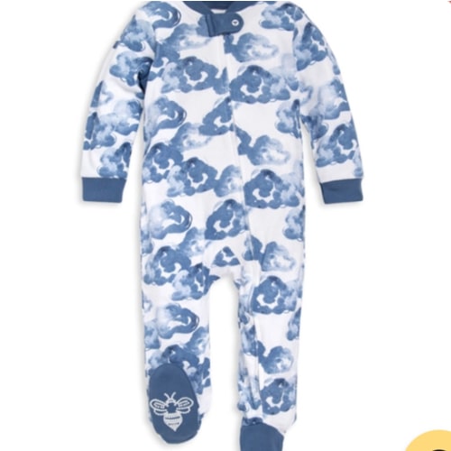Moonlight Midnights Organic Cotton Footed Sleep & Play