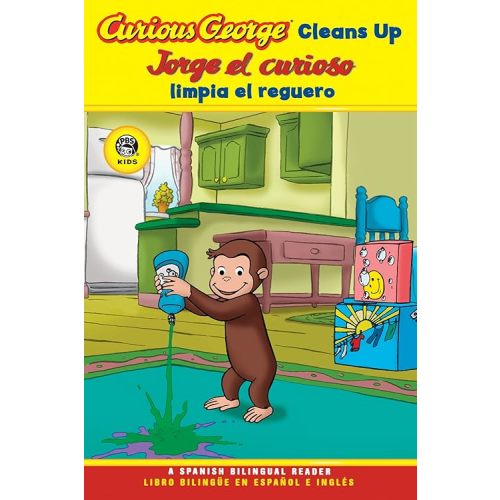 Curious George Cleans Up/Jorge el curioso limpia el reguero: Bilingual English-Spanish (Curious George TV) Paperback – April 23, 2007