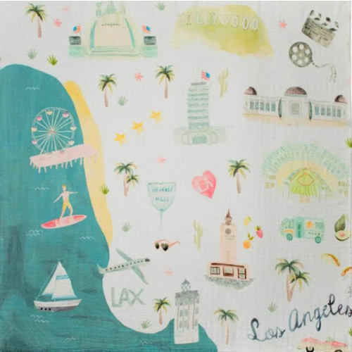 Muslin Los Angeles Baby Swaddle