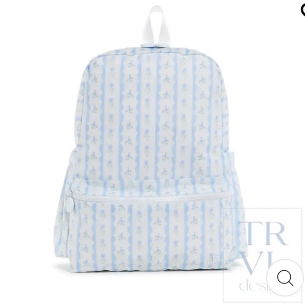BLUE RIBBON FLORAL MINI BACKPACK – Southern Sorelle Embroidery Boutique