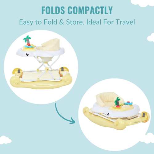 Dream On Me Aloha Fun 2-in-1 Baby Walker