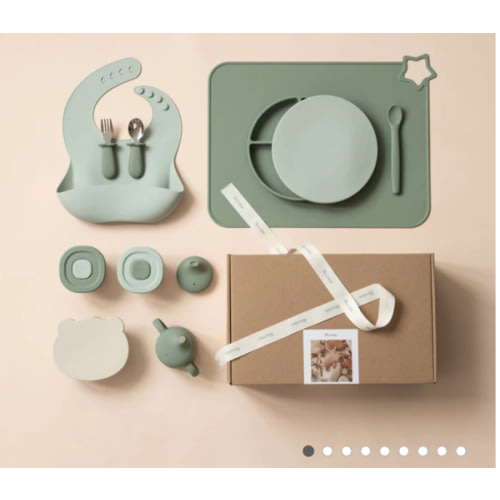 First Bites Gift Set (Sage/Mint)
