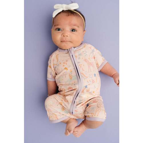 Stardust Unicorns Bamboo Short Romper