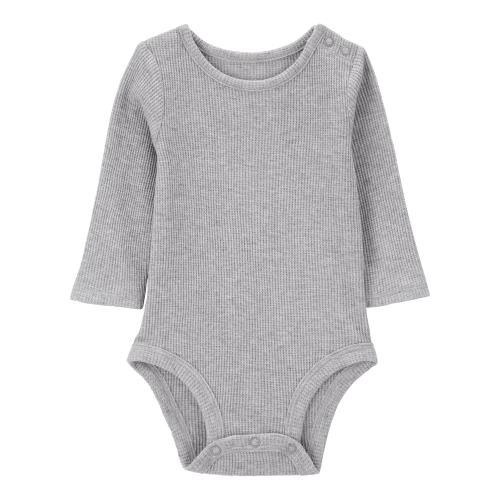 Baby Waffle Knit Long-Sleeve Bodysuit - Carter's | Carter's