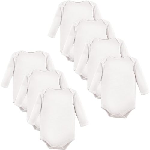 Luvable Friends Baby Cotton Long-Sleeve Bodysuits