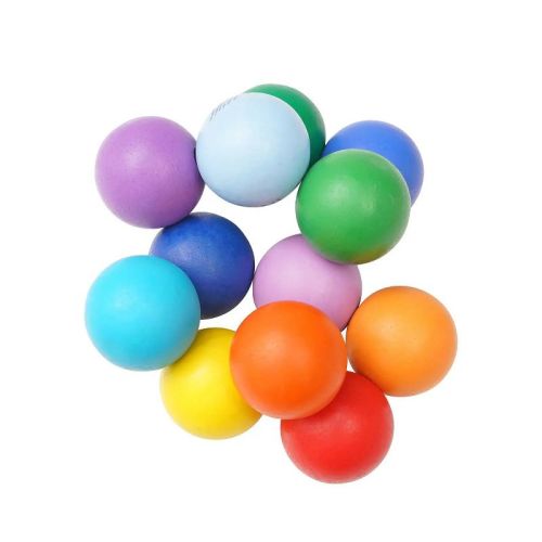 Manhattan Toy Classic Baby Beads Wood Rattle, Teether, And Clutching Toy