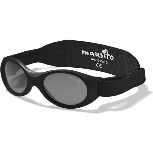 Mausito BABY sunglasses 0-24 months | Flexible BPA-Free infant sunglasses with adjustable strap | 100% UV Protection Sunnies