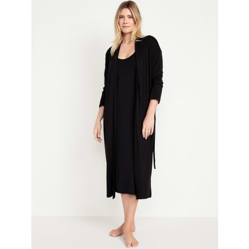 Maternity Robe and Nursing Nightgown Set