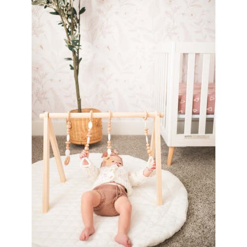 Wooden Baby Gym - Black