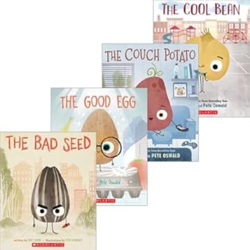 The Bad Seed, The Good Egg, The Couch Potato, and The Cool Bean (4 Book Set) by Jory John (Paperback) 2022