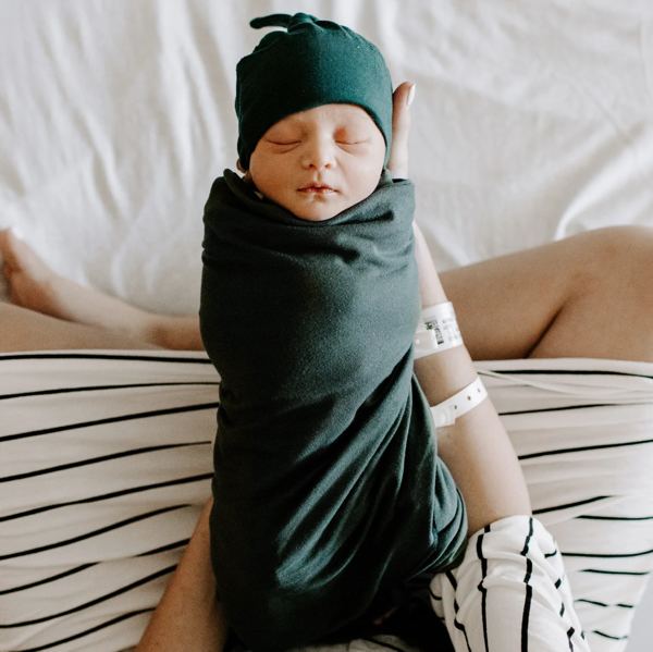 Hunter Swaddle Blanket and Hat Set