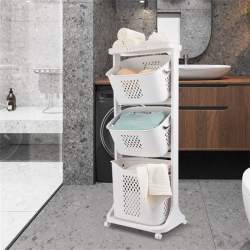 Rebrilliant Multi-Layer Clothes Storage Basket & Reviews | Wayfair