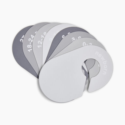 Sprucely 8 Piece Closet Dividers - Grey