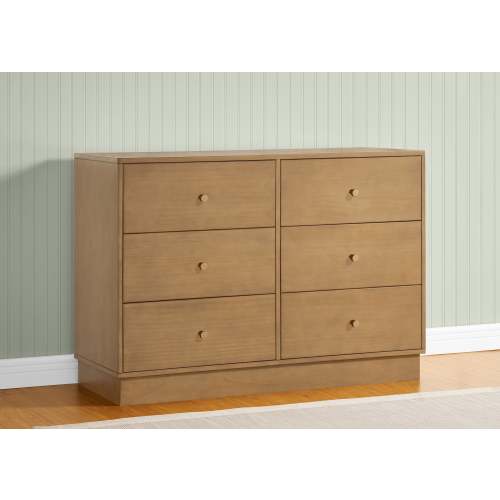 James 6 Drawer Dresser with Interlocking Drawers