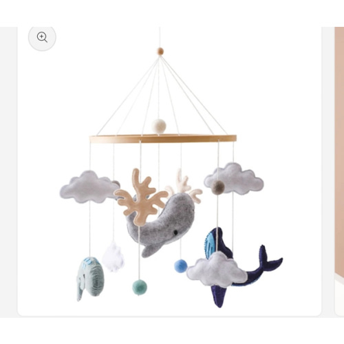 Wooden Crib Mobile