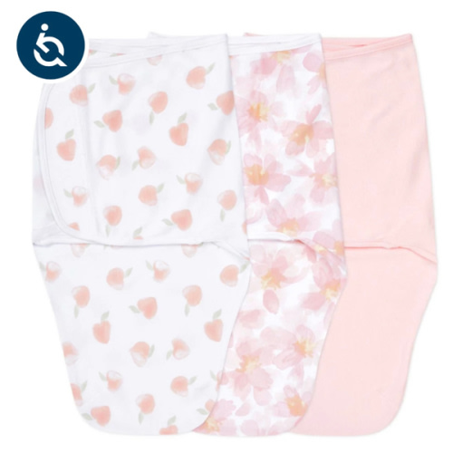 Garden Floral Easy Swaddle No Zipper 0-3M | aden + anais