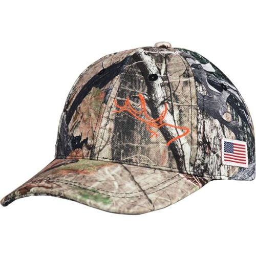 Elite Youth High Performance Hunting Hat - Boys Girls Kids Camo Hat and Blaze Orange Baseball Cap