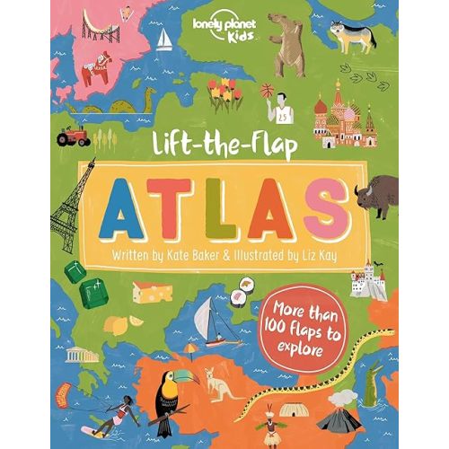 Lonely Planet Kids Lift-the-Flap Atlas Hardcover – Lift the flap, August 18, 2020