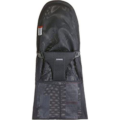 BabyBjörn Fabric Seat for Bouncer - Anthracite, Mesh, Anthracite, 1 Count (Pack of 1)