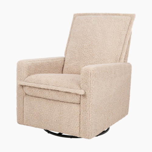 Cali Flange Recliner and Swivel Glider - Chai Shearling