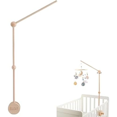 JETMHH Baby Crib Mobile Arm Holder - 36 Inch Large Version Safe Anti Slip Baby Mobile Hanger