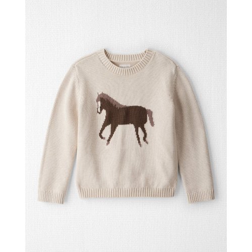 Kid Organic Cotton Horse Sweater Knit - Little Planet | Carter's