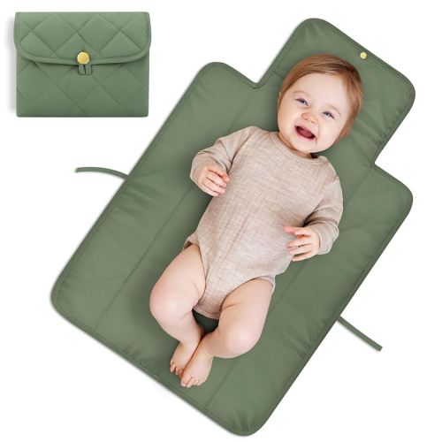 Portable Diaper Changing Pad - Soft and Easy to Clean Diaper Changing Mat for Babies - The Perfect Lightweight and Foldable Pad for Traveling
